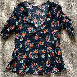 Zara- Floral Blouse